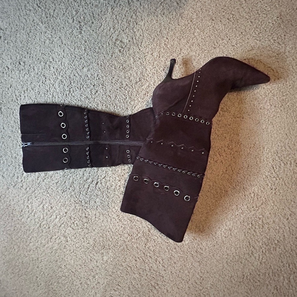 ANTONIO MELANI Dark Brown Heeled Boots